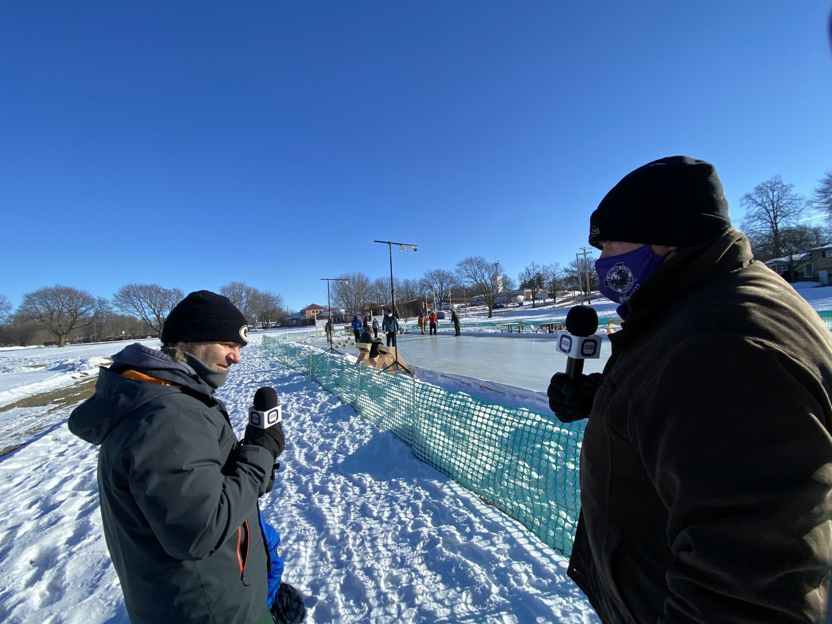 Outdoor Curling in Monona